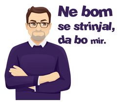 ne bom se strinjal da bo mir